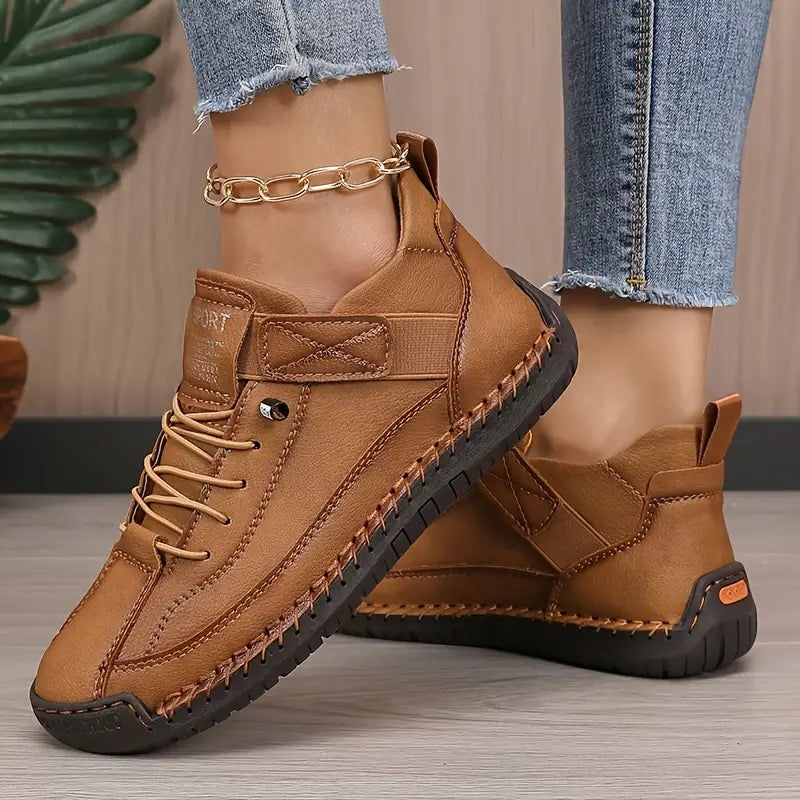 Damen Sneaker mit Klettverschluss und Komfortsohle