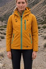 Wasserdichte Damen Regenjacke mit Kapuze Winddicht