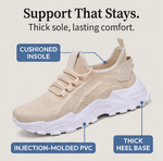 Bequeme Damen Sneaker aus atmungsaktivem Strick mit Slip-On Design