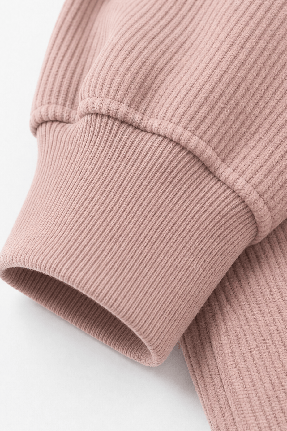 Geripptes Kapuzensweatshirt in Cord-Optik mit Kängurutasche